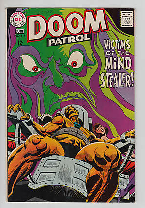 Front cover of DOOM PATROL, THE (1964) #119