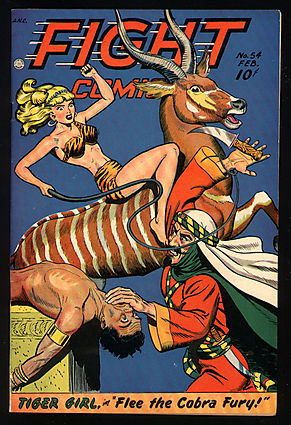 Front cover of FIGHT COMICS (1940-54) #54