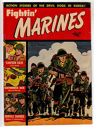 Front cover of FIGHTIN' MARINES #4