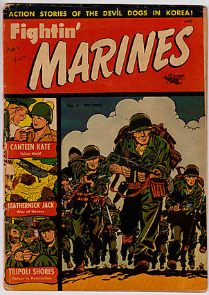 Front cover of FIGHTIN' MARINES #4