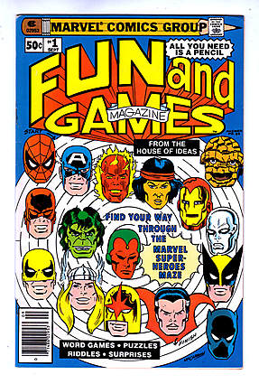 Front cover of FUN AND GAMES MAGAZINE #1