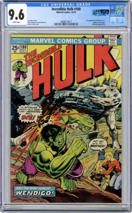 Front cover of INCREDIBLE HULK (1962-99) #180