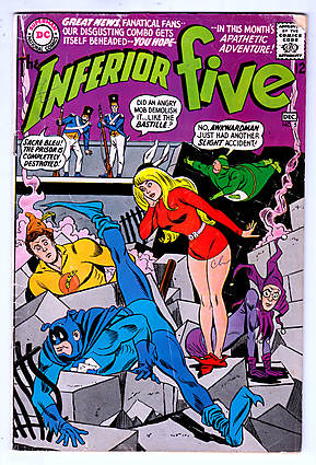 Front cover of INFERIOR FIVE #5