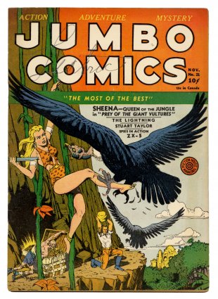 Front cover of JUMBO COMICS #21