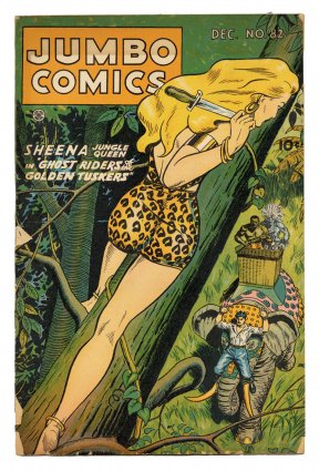 Front cover of JUMBO COMICS #82