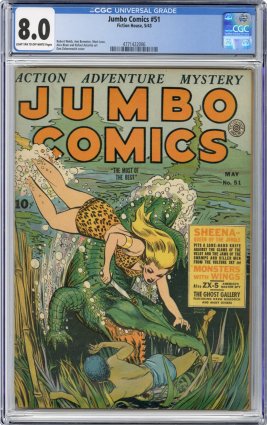 Front cover of JUMBO COMICS #51