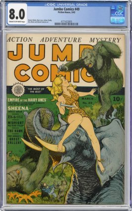 Front cover of JUMBO COMICS #49