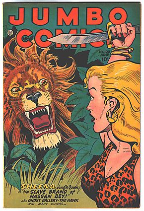 Front cover of JUMBO COMICS #100
