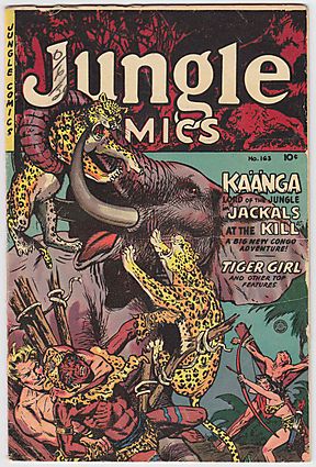 Front cover of JUNGLE COMICS (1940-54) #163