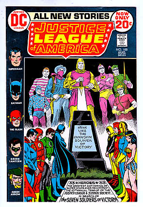 Front cover of JUSTICE LEAGUE OF AMERICA (1960-87) #100