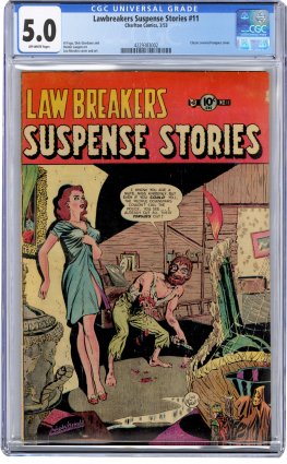 Front cover of LAWBREAKERS SUSPENSE STORIES #11
