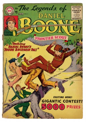 Front cover of LEGENDS OF DANIEL BOONE #7