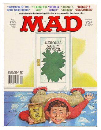 Front cover of MAD (1952-2018) #209