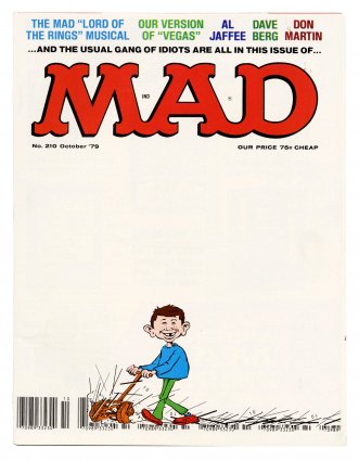 Front cover of MAD (1952-2018) #210