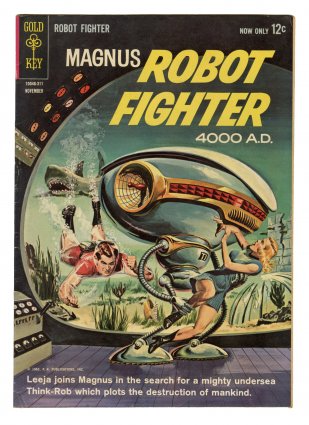 Front cover of MAGNUS, ROBOT FIGHTER (1963-77) #4