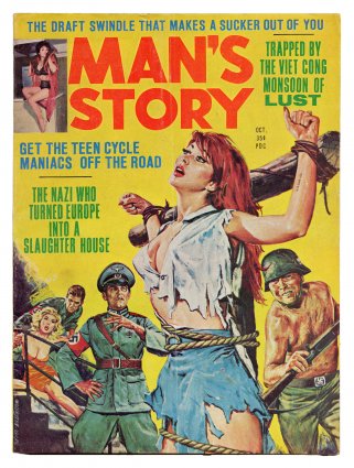 Front cover of MAN'S STORY V7 #6 Magazine