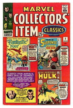 Front cover of MARVEL COLLECTORS' ITEM CLASSICS (1965-69) #3
