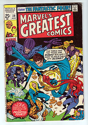 Front cover of MARVEL'S GREATEST COMICS #28