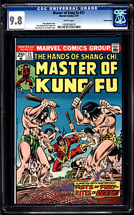 Front cover of MASTER OF KUNG-FU #25