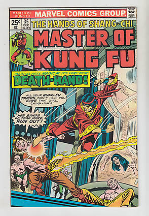 Front cover of MASTER OF KUNG-FU #35