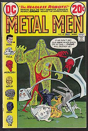 Front cover of METAL MEN (1963) #43