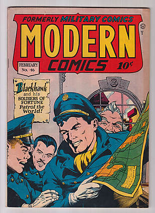 Front cover of MODERN COMICS #46