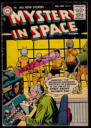 Front cover of MYSTERY IN SPACE #29