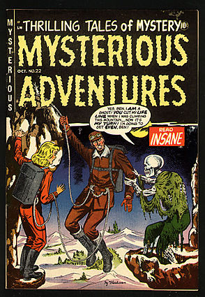 Front cover of MYSTERIOUS ADVENTURES (1951-55) #22