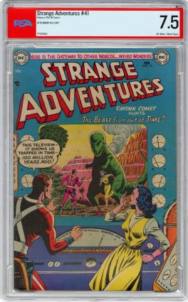 Front cover of STRANGE ADVENTURES #41