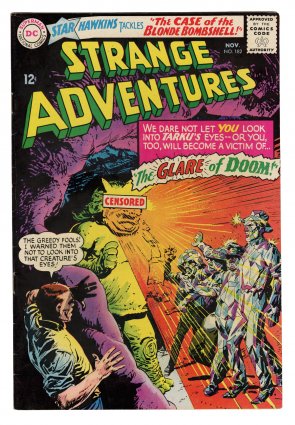Front cover of STRANGE ADVENTURES #182