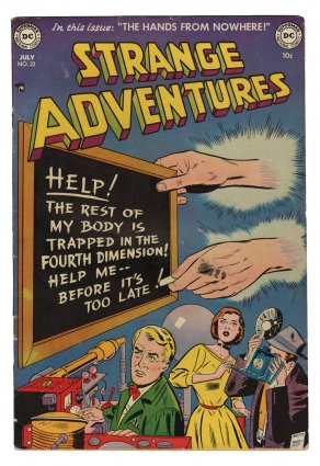 Front cover of STRANGE ADVENTURES #22