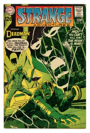 Front cover of STRANGE ADVENTURES #215