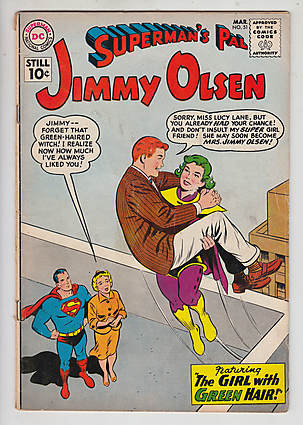 Front cover of SUPERMAN'S PAL JIMMY OLSEN (1954-74) #51
