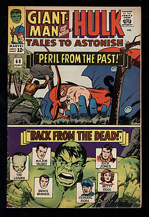 Front cover of TALES TO ASTONISH (1959-68) #68