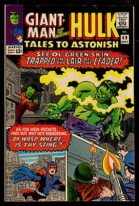 Front cover of TALES TO ASTONISH (1959-68) #69