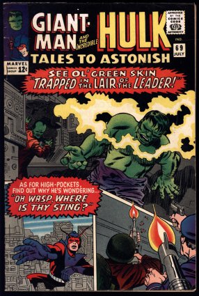 Front cover of TALES TO ASTONISH (1959-68) #69