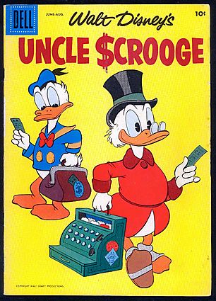 Front cover of UNCLE SCROOGE (1952-84) #22