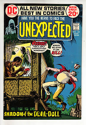 Front cover of UNEXPECTED, THE #138