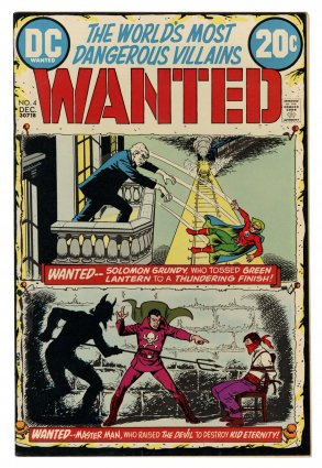 Front cover of WANTED-1972 #4