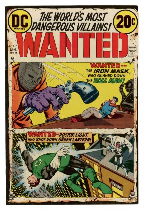 Front cover of WANTED-1972 #5