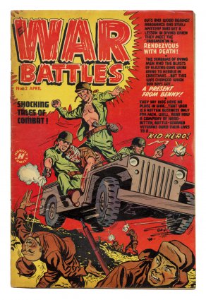Front cover of WAR BATTLES #2