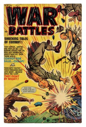 Front cover of WAR BATTLES #4