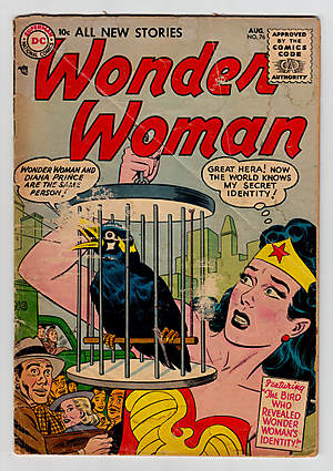 Front cover of WONDER WOMAN #76