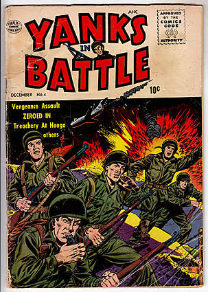 Front cover of YANKS IN BATTLE #4