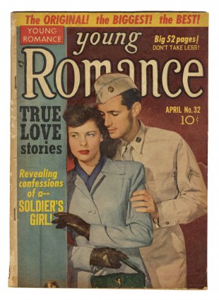 Front cover of YOUNG ROMANCE COMICS (1947-63) V4 #8