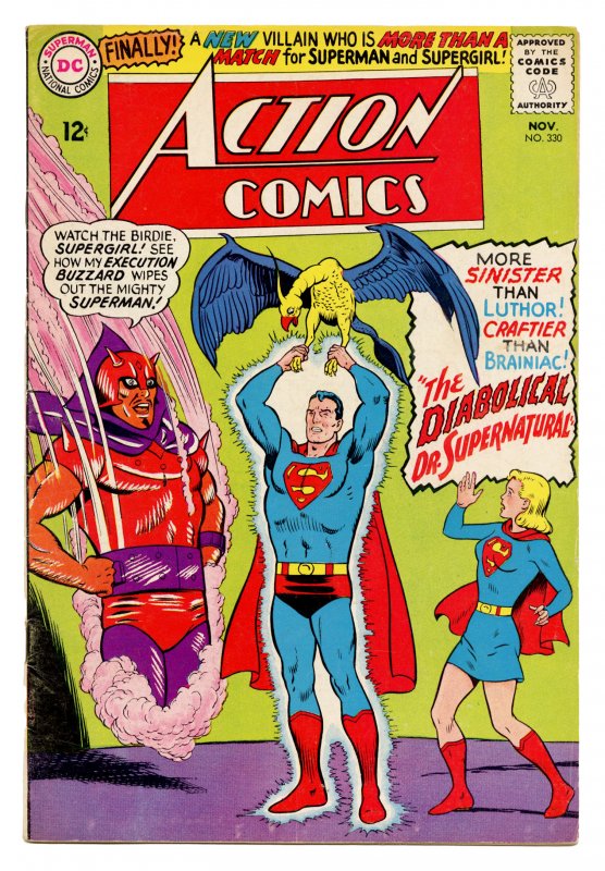 Front cover of ACTION COMICS (1938-2011) #330