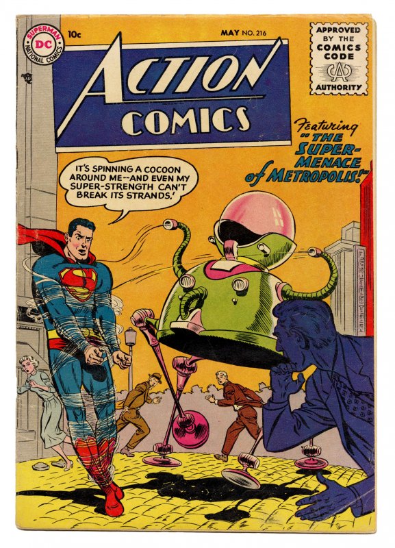 Front cover of ACTION COMICS (1938-2011) #216