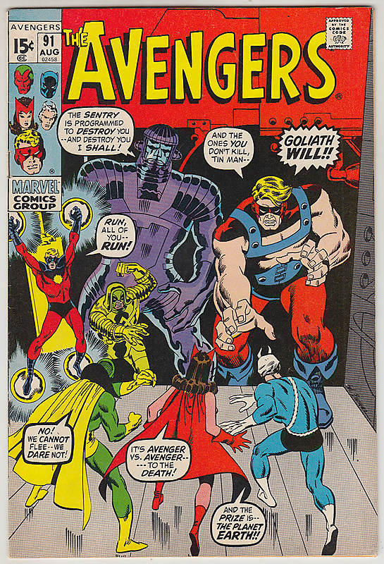 Front cover of AVENGERS, THE (1963-96;  2004) #91
