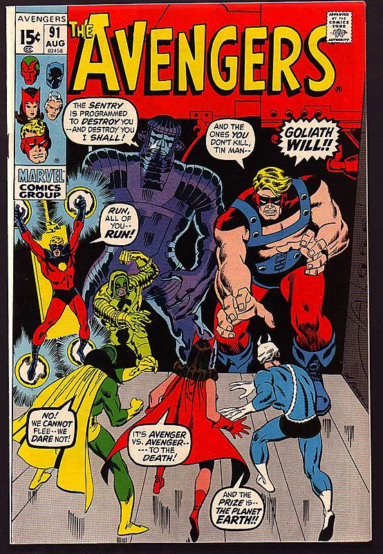 Front cover of AVENGERS, THE (1963-96;  2004) #91