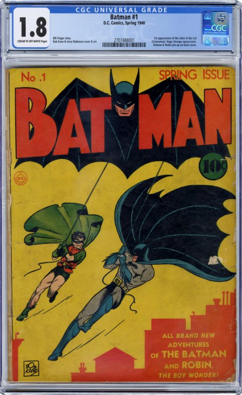 Front cover of BATMAN (1940-2011) #1